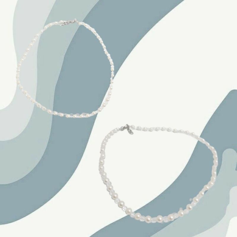 Kalung Choker Mutiara Kalung Leher Coker Wanita Murah