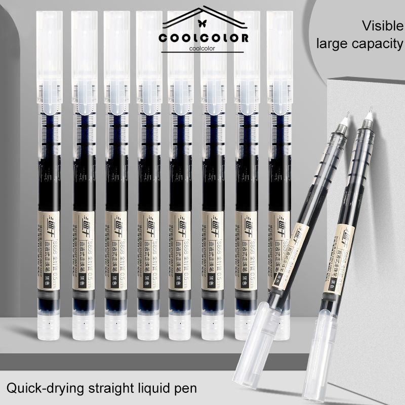 

COD Pulpen Tinta Gel 0.5mm Ujung Lurus Untuk Pelajar / Kantor- cl