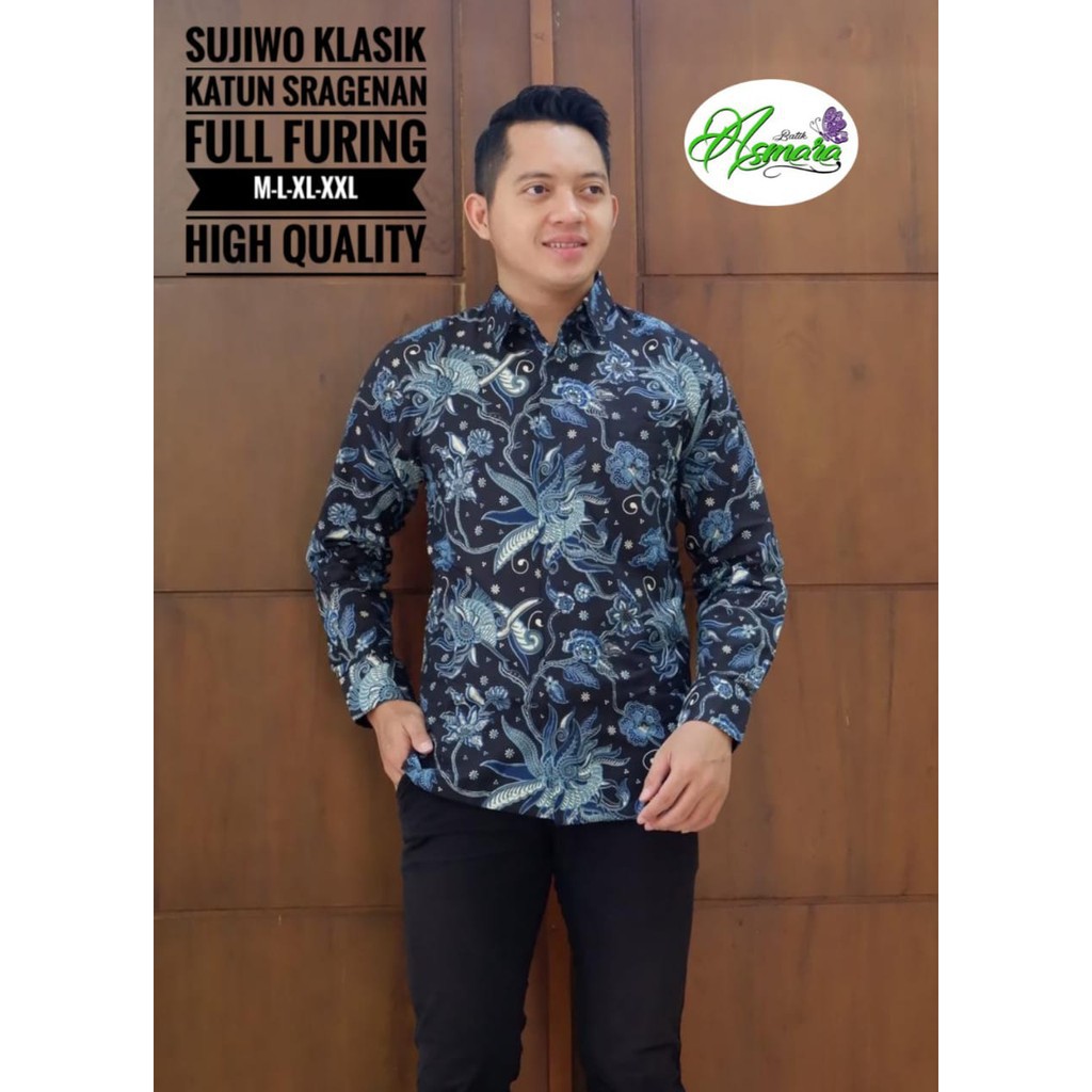 SUJIWO KLASIK / BATIK PRIA LENGAN PANJANG / by BATIK ASMARA / 10.3