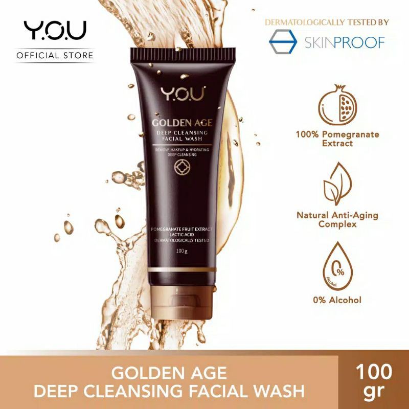 YOU Golden Age Deep Cleansing Facial Wash 100 GR