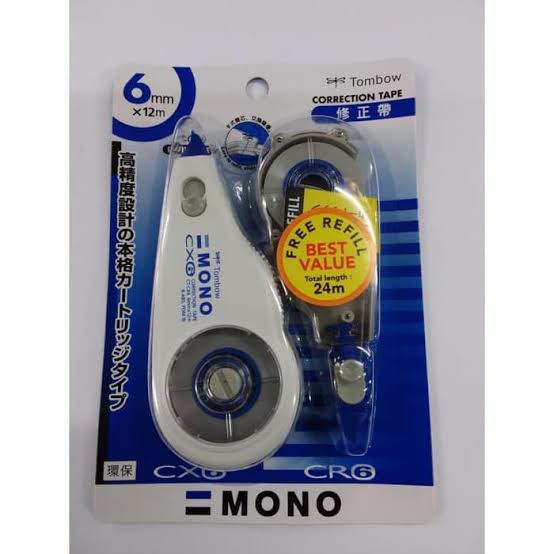 

Nikmati Refill Correction Tape Tombow Mono Ct-Cr6 Hemat