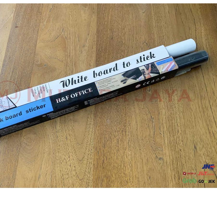 

Big Sale - Sticker Whiteboard Blackboard Wallpaper papan tulis 45cmx2m