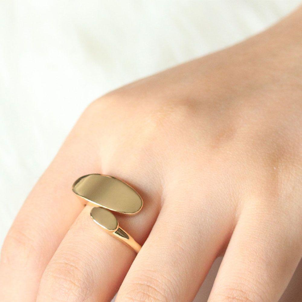 Mxbeauty Cincin Jari Trendi Minimalis Cincin Jempol Knuckle Rings Tidak Teratur Geometris Aksesoris Fashion