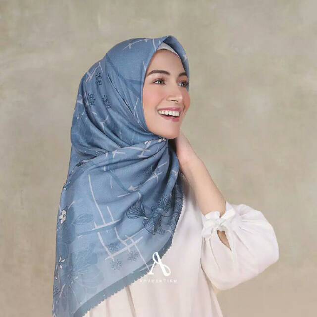 JILBAB VOAL SEGI EMPAT PRINT LAMINA PREMIUM LASERCUT AUTHENTISM SEIKA SERIES