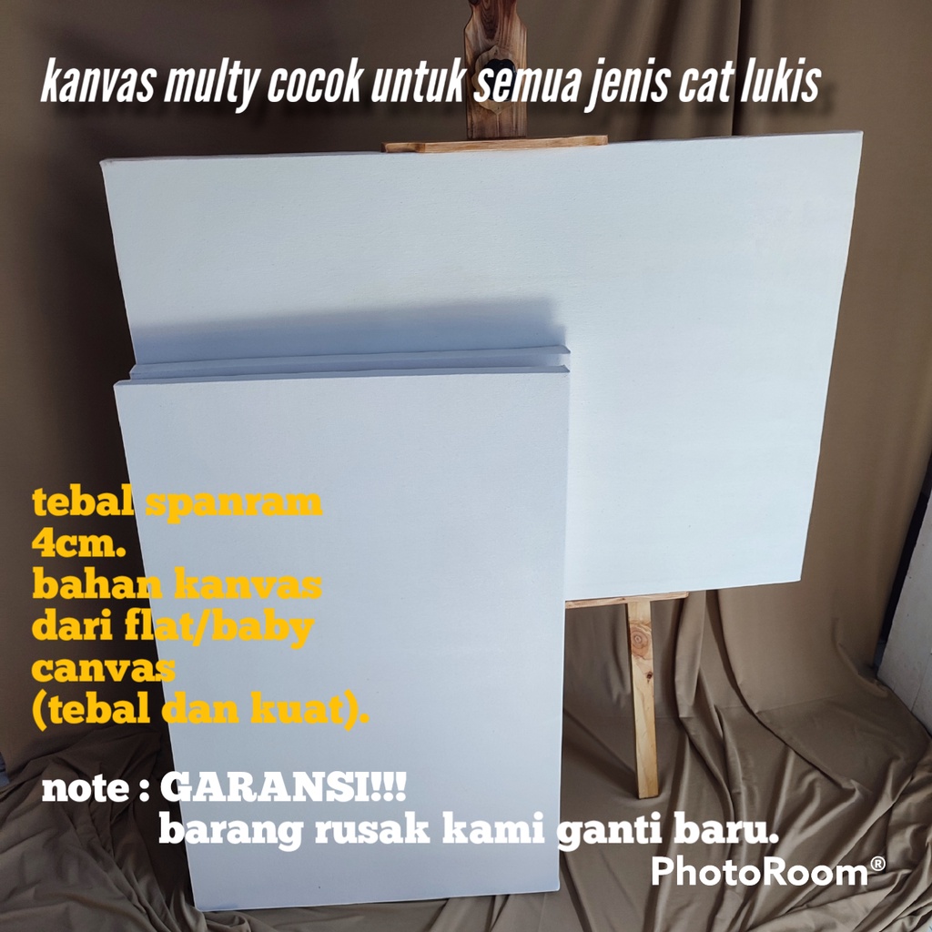 

kanvas lukis besar 80x100 cm canvas board media lukis premium