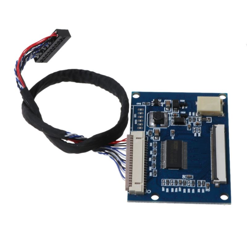 Vivi 1Set Standar 20Pin 1-ch LVDS Input Ke 50Pin TTL Port Output Driver Controller Board Dengan Kabel