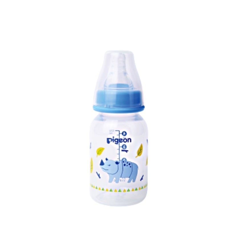 Pigeon Botol Susu Peristaltic Nipple Round Nursing Bottle PP RP Slim Neck New Rhino Badak 120ml