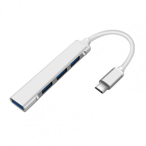 Hub Splitter 4 Port USB 3.0 Otg Tipe-C 3.1 Untuk Laptop / Pc / Komputer