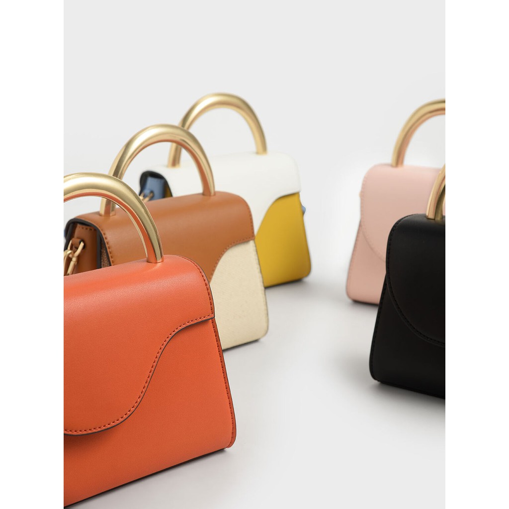 Tas Charles&Keith Angular Front Flap Bag 764 CK