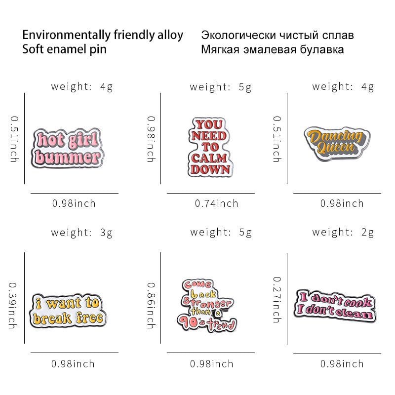 7.7 BIG SALE !! PIN ENAMEL / BADGE /FUNNY BADGE / ACCESORIES TAS/ BROS