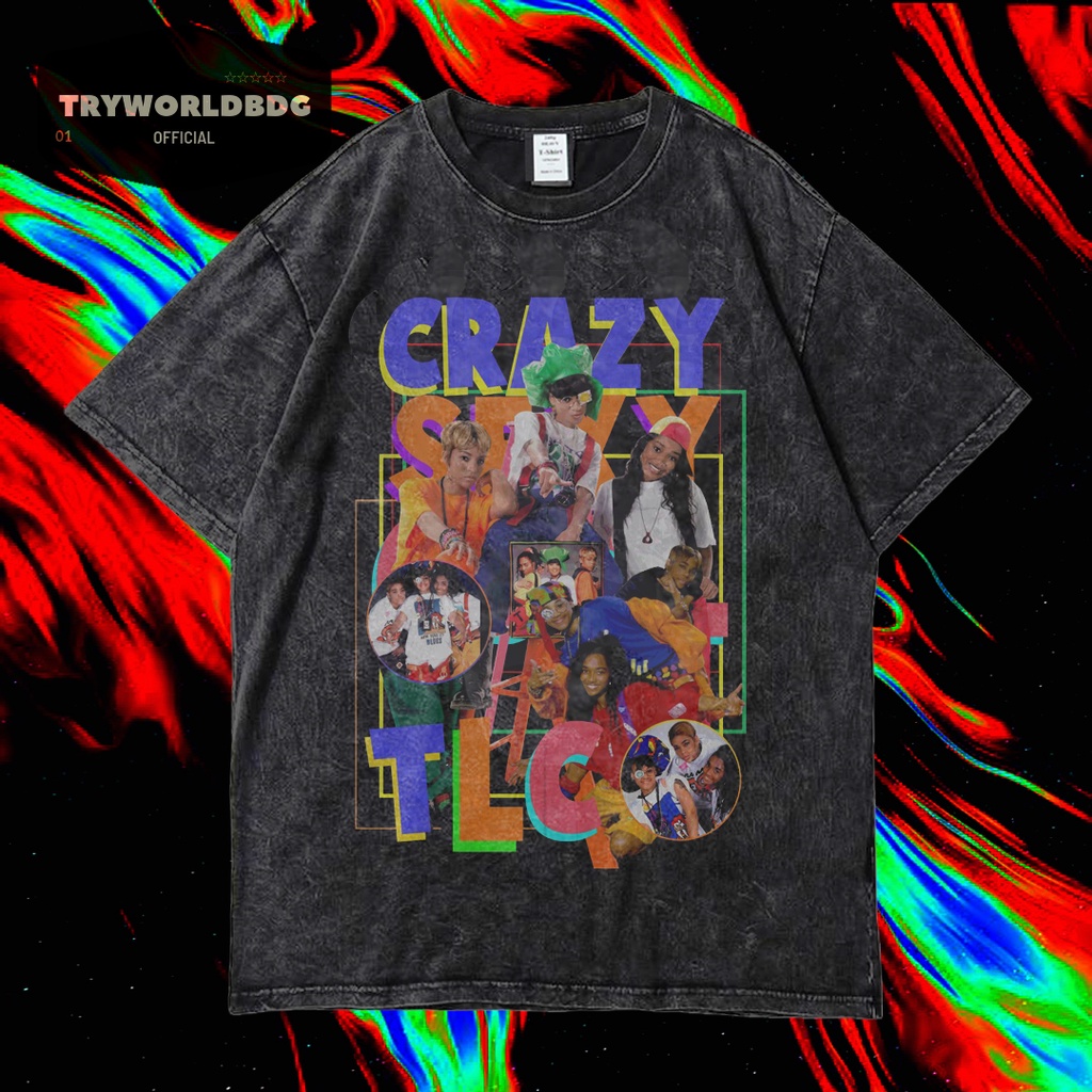 KAOS OVERSIZED / KAOS WASHED / OVERSIZED T SHIRT / KAOS CRAZY TLC VINTAGE TEE