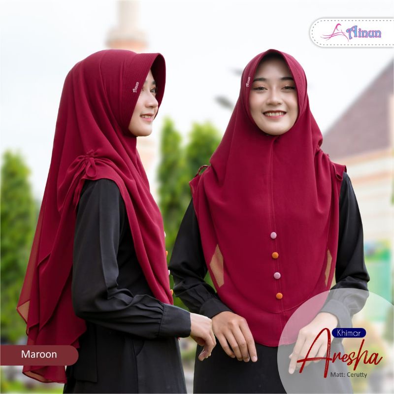 Ainun Aresha Khimar Hijab