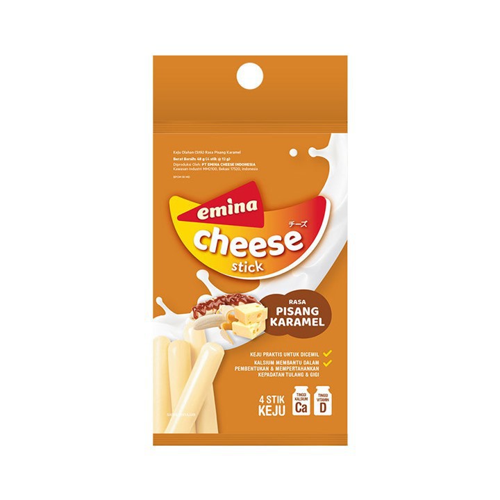 

EMINA STICK CHEESE BANANA CARAMEL 48GR