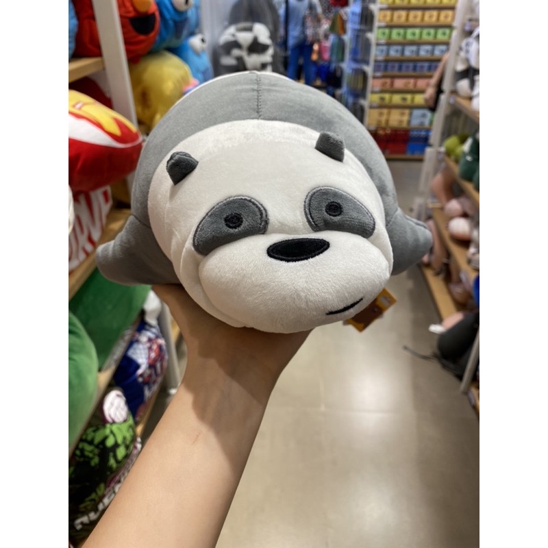 Boneka we bare bears grizz ice bear panpan teddy bear cartoon network miniso bantal anak