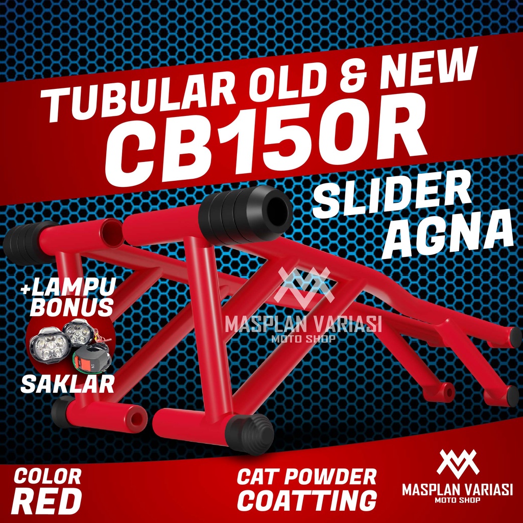 Tubular new cb150r slider agna