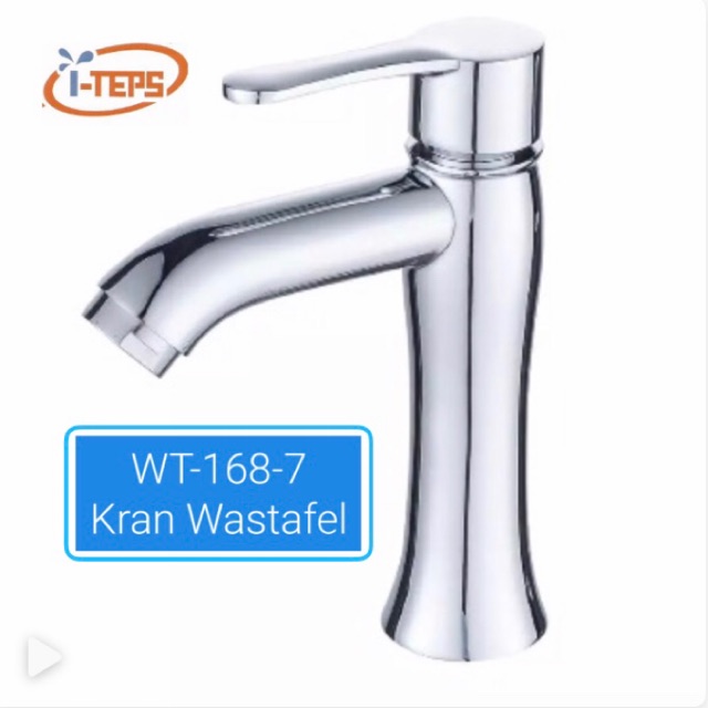 I-Teps WT-168-7 Keran Wastafel Sink Cuci Tangan Basin Meja Kran Air Pillar