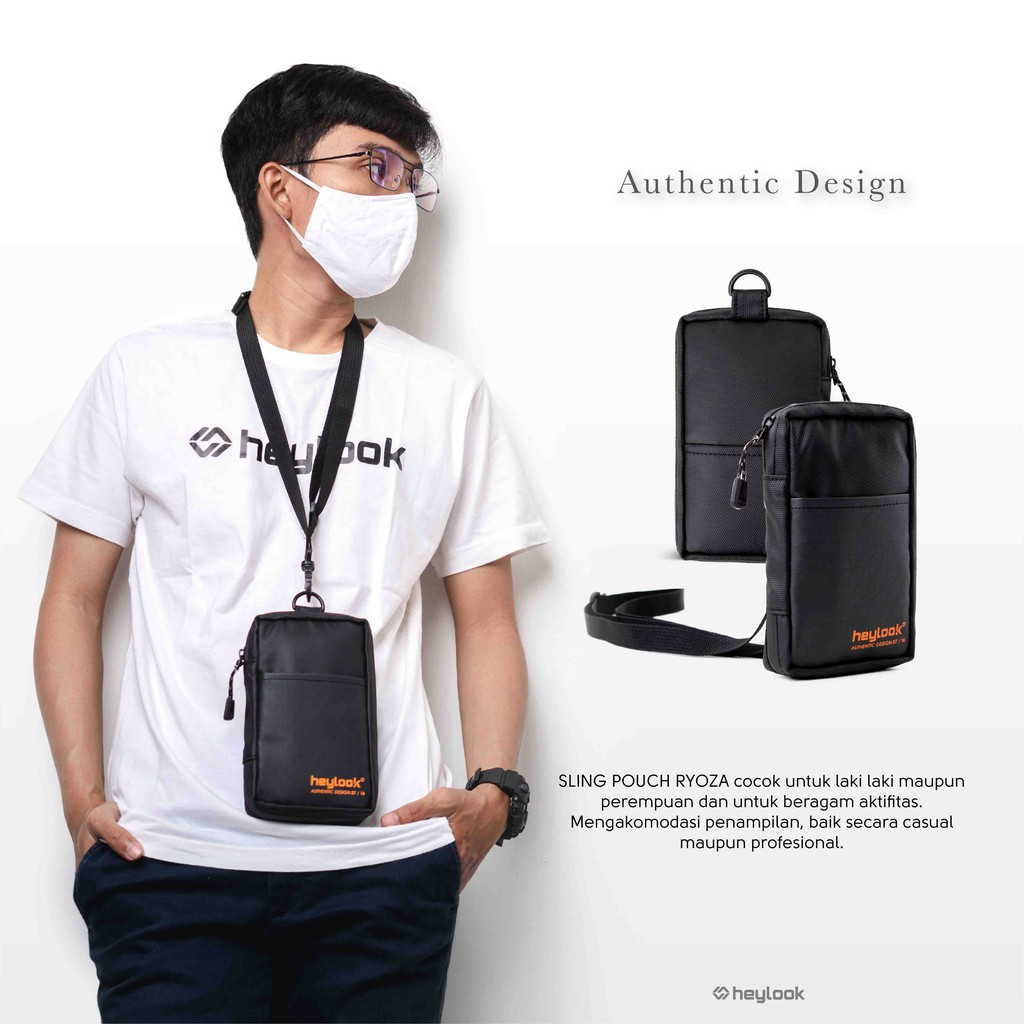 HEYLOOK Project - Sling Pouch RYOZA Pouch Wallet Waterproof Dompet Kartu Anti Air Sling Bag Pouch