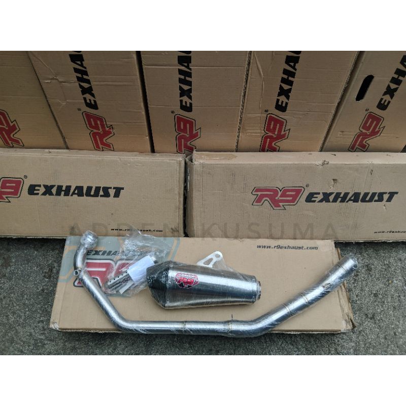 Knalpot r9 zeta ori new cbr150 facelift k45g k45n k45r atau new cb150