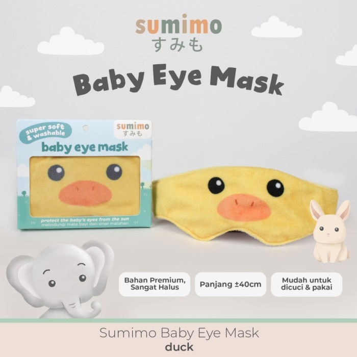 Eye Mask Baby Sumimo Pelindung Penutup Mata Bayi Kacamata Jemur Animal