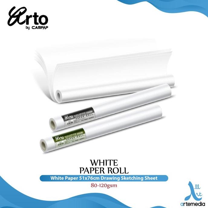 

Kertas Gambar Arto White Paper Sheet 51X76Cm Drawing Sketching