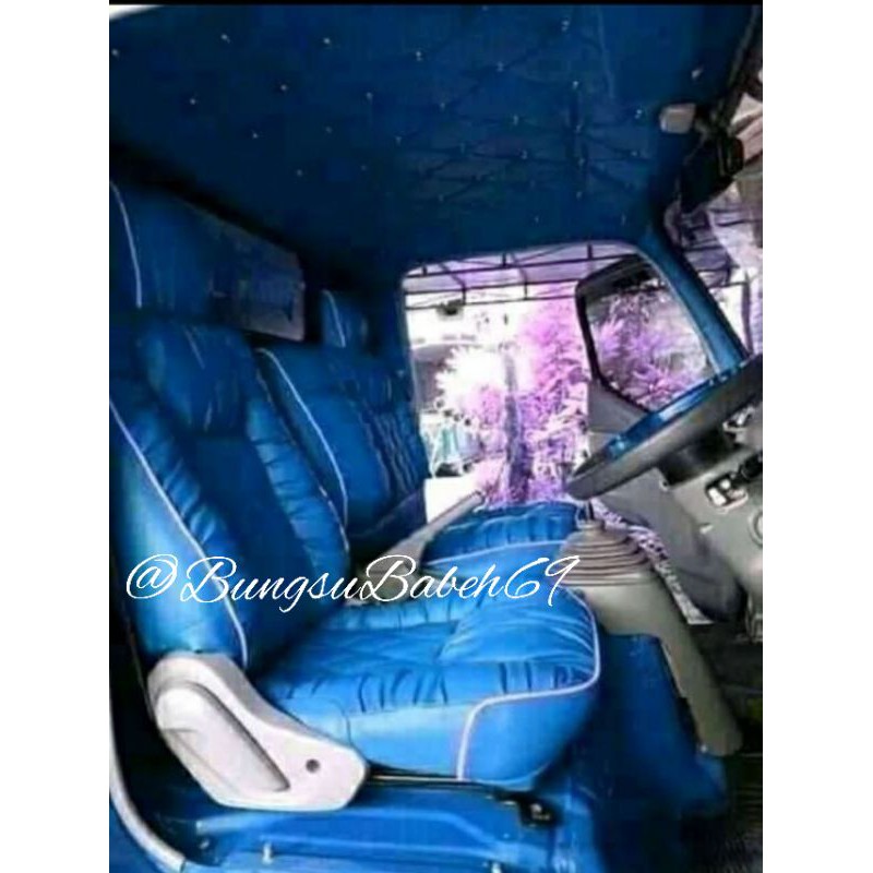 Sarung jok canter/turbo motif sofa