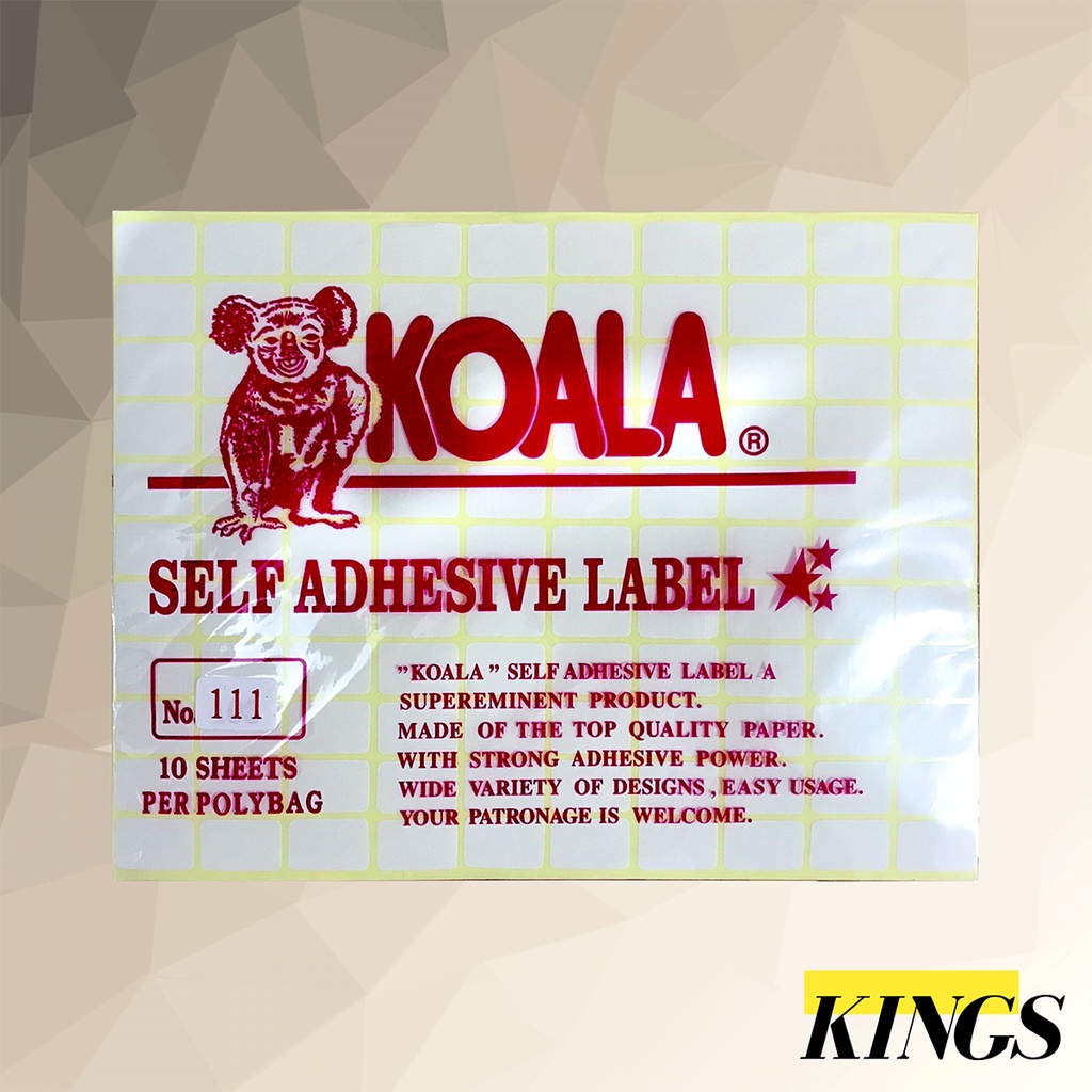 

Self Adhesive Label / Sticker Label Polos No 111
