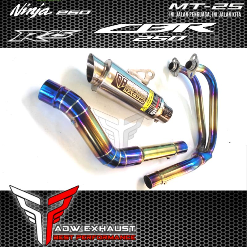 knalpot racing ninja 250, knalpot racing mt25 knalpot racing r25, knalpot racing cbr250, knalpot rac