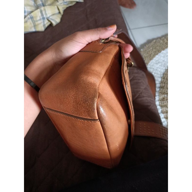 tas fossil seken bekas preloved second