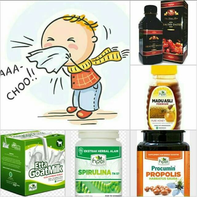 Obat Flu Influenza Paket Herbal Hpai Shopee Indonesia