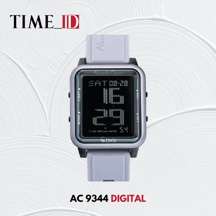 Jam Tangan Alexandre Christie AC 9344 DIGITAL PURPLE UNISEX