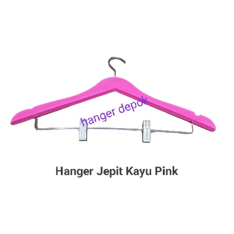 Gnatungan hanger jepit celana 08 pink stok terbatas