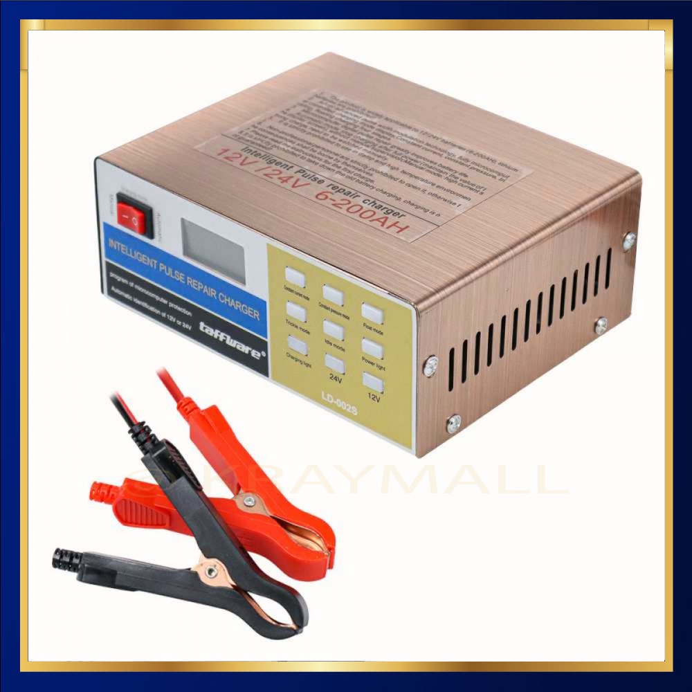 Taffware Charger Aki Mobil Lead Acid Battery 12V/24V 200AH - LD-002S