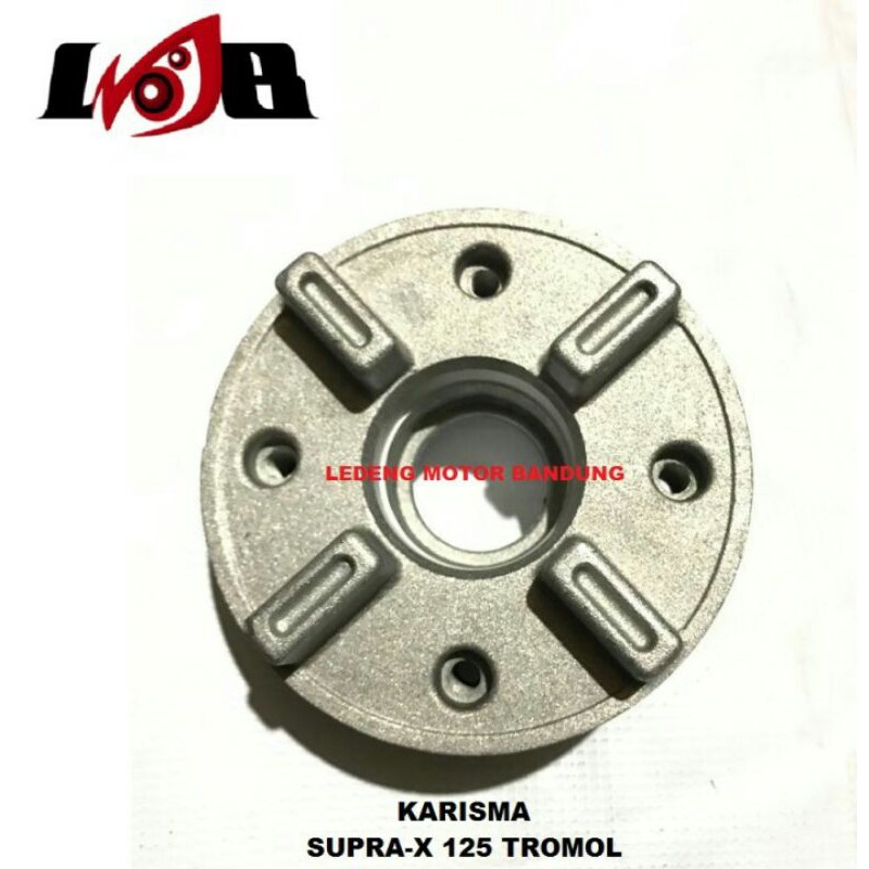 Nap Roda Karisma Supra-x 125 Tromol Hub Gear Gir Lokal
