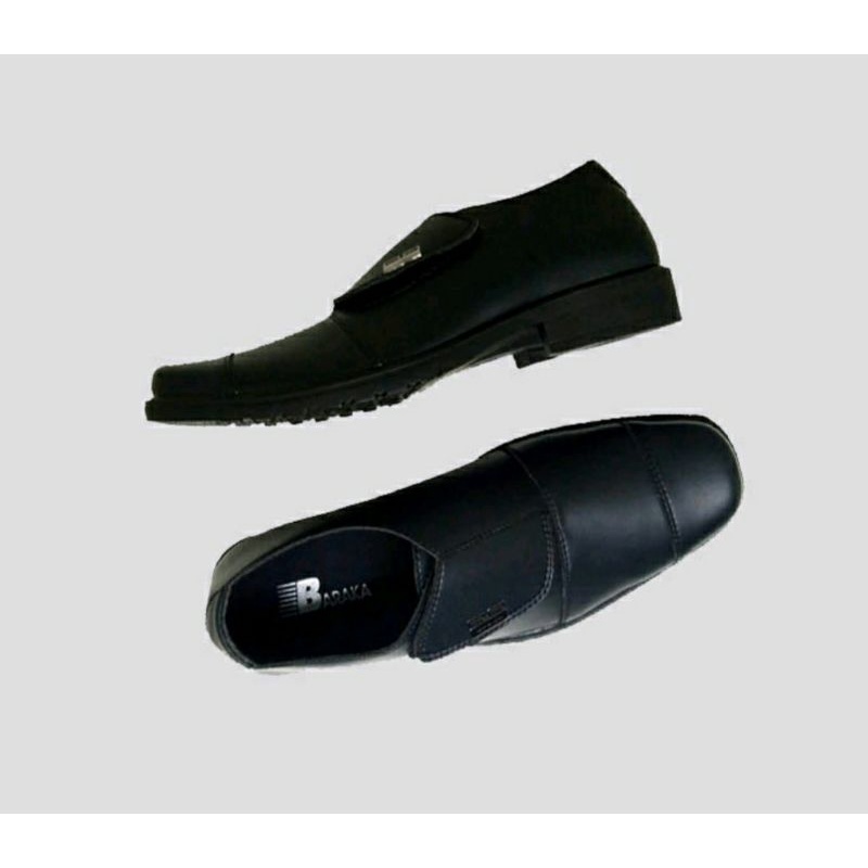 Pantofel Big size shoes 43-44-45-46-47 Oxford Pria Size JUMBO Hitam Sepatu Kerja Kantor PNS Size Besar Hitam, 47