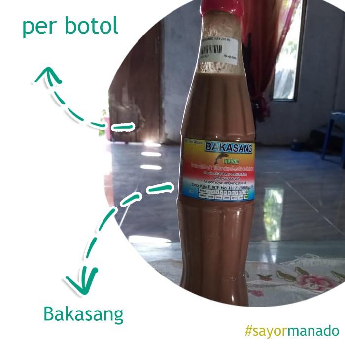 

Bakasang / Sambal Bakasang Khas Manado Sulawesi Utara Per Botol