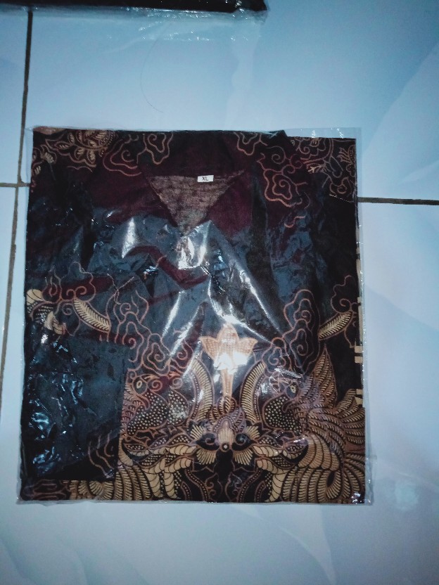 Baju Batik Pria Slimfit Big Size M L Xl Xxl Atasan Kemeja Batik Lengan Panjang Original