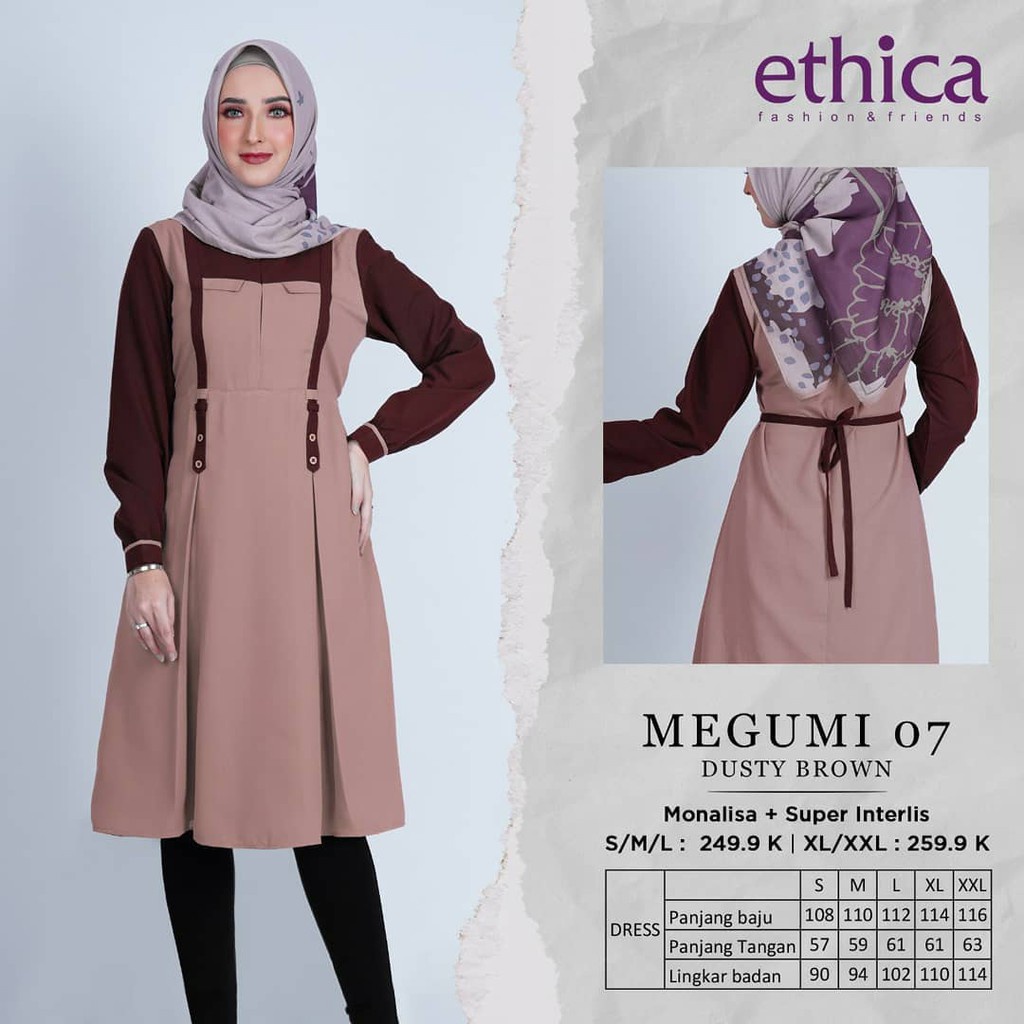 Gamis Atasan / Tunik Megumi By Ethica Megumi 08 &amp; Megumi 07