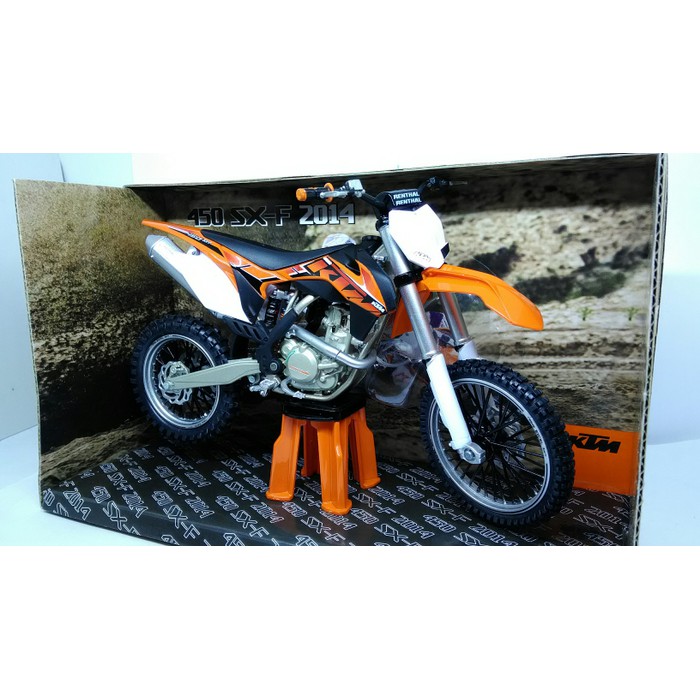Diecast New Ray Vespa - Diecast Motogp - Diecast Ducati Miniatur Motor Trail Ktm 450 Sxf 2014
