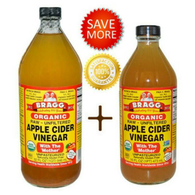 

Bragg Apple Cider Vinegar 946 ml + 473 ml ( Cuka Apel 946 ml + 473 ml )