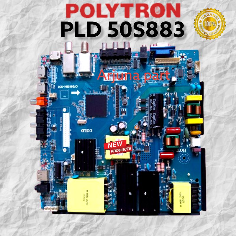 MAINBOARD TV POLYTRON PLD 50S883 / MB POLYTRON PLD 50S883 / MOTHERBOARD / MOBO / MODUL TV 50S883 / P