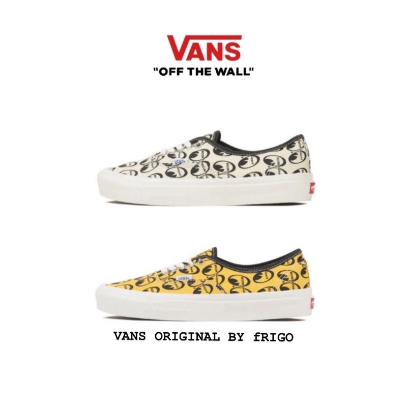 VANS X MOON EYES 44dx anaheim factory white and yellow