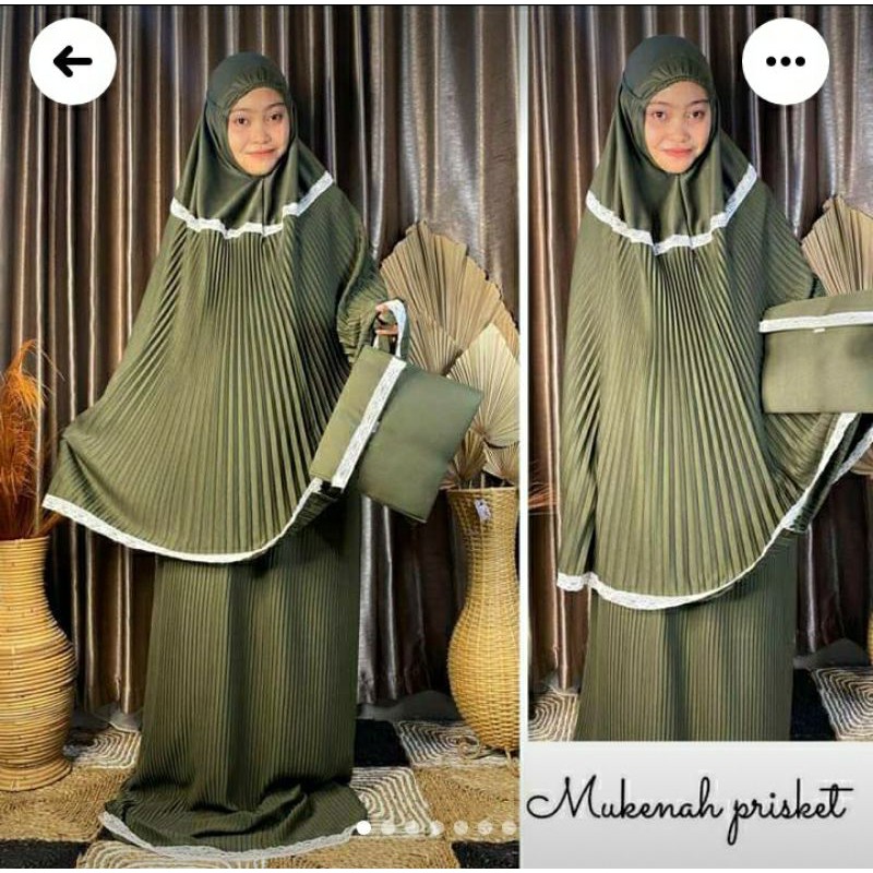 MUKENA PLISKET RENDA// MUKENA TERBARU