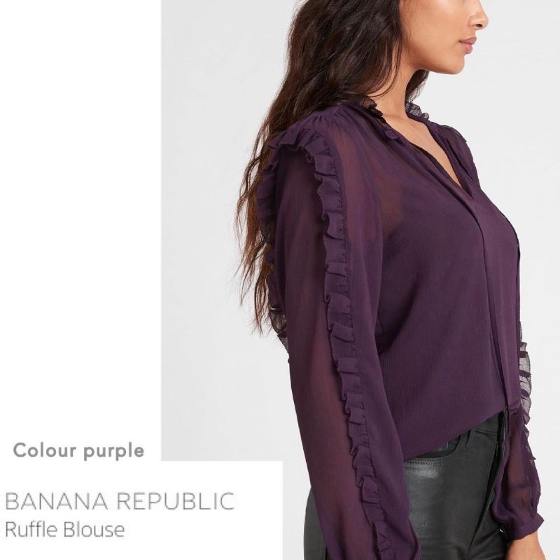 Bnn ruffle blouse