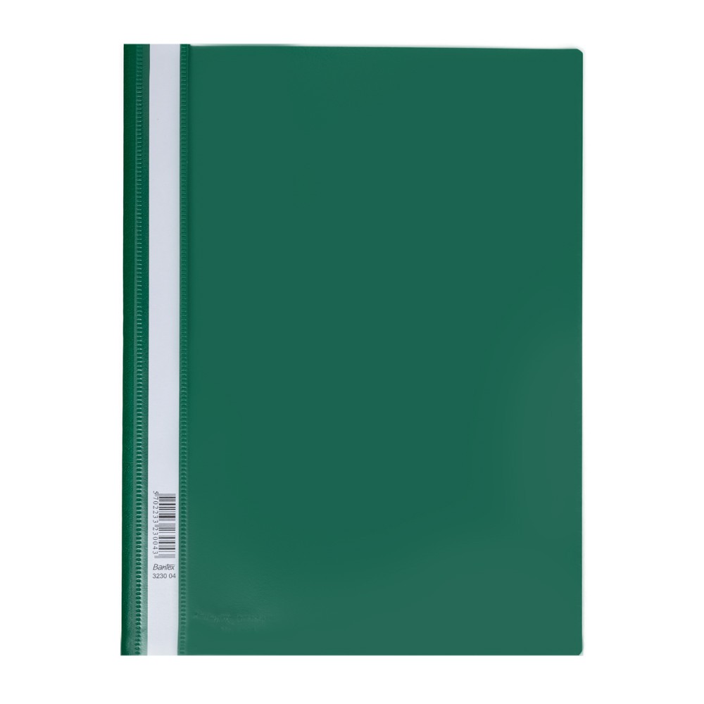 

[Zada] Bantex Quotation Folders with Coloured Back Cover A4 Green3230 04