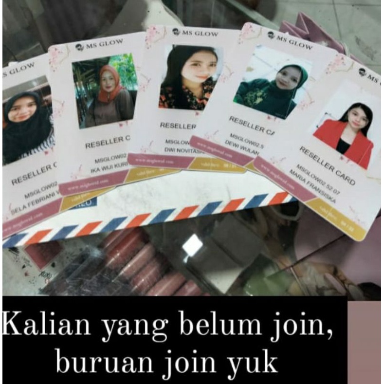 JOIN RESELLER MSGLOW / Daftar Reseller resmi ber Id Card
