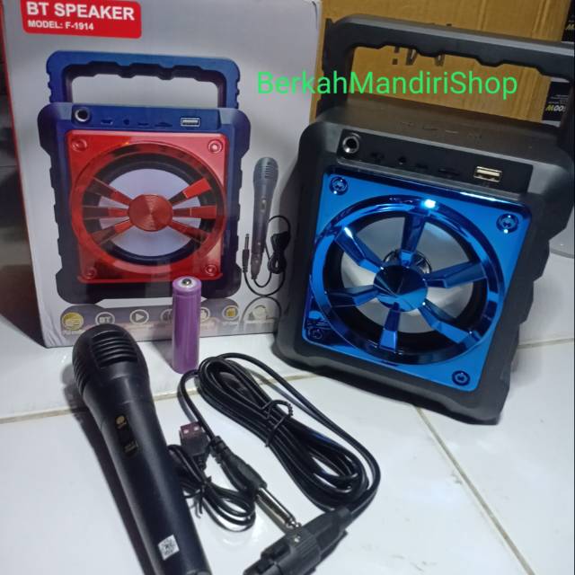 Speaker Bluetooth F-1914 // FM Radio // TF Card // USB // Free MIC