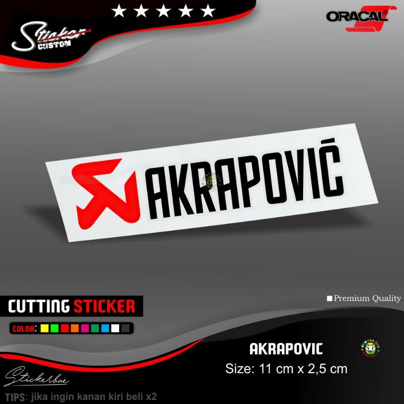 Sticker ipone bridgestone pertamina akrapovic mugenpower zero gravity cutting sticker tumpuk