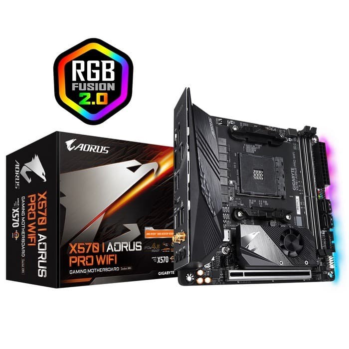 Gigabyte X570 I Aorus Pro Wifi (AM4, AMD Premium X570, DDR4, USB3.2, SATA3)