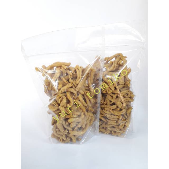 

Kripik usus ayam gurih kemasan 240gr