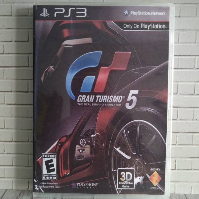 BD CD KASET ORIGINAL PS3 GRAN TURISMO 5 USA